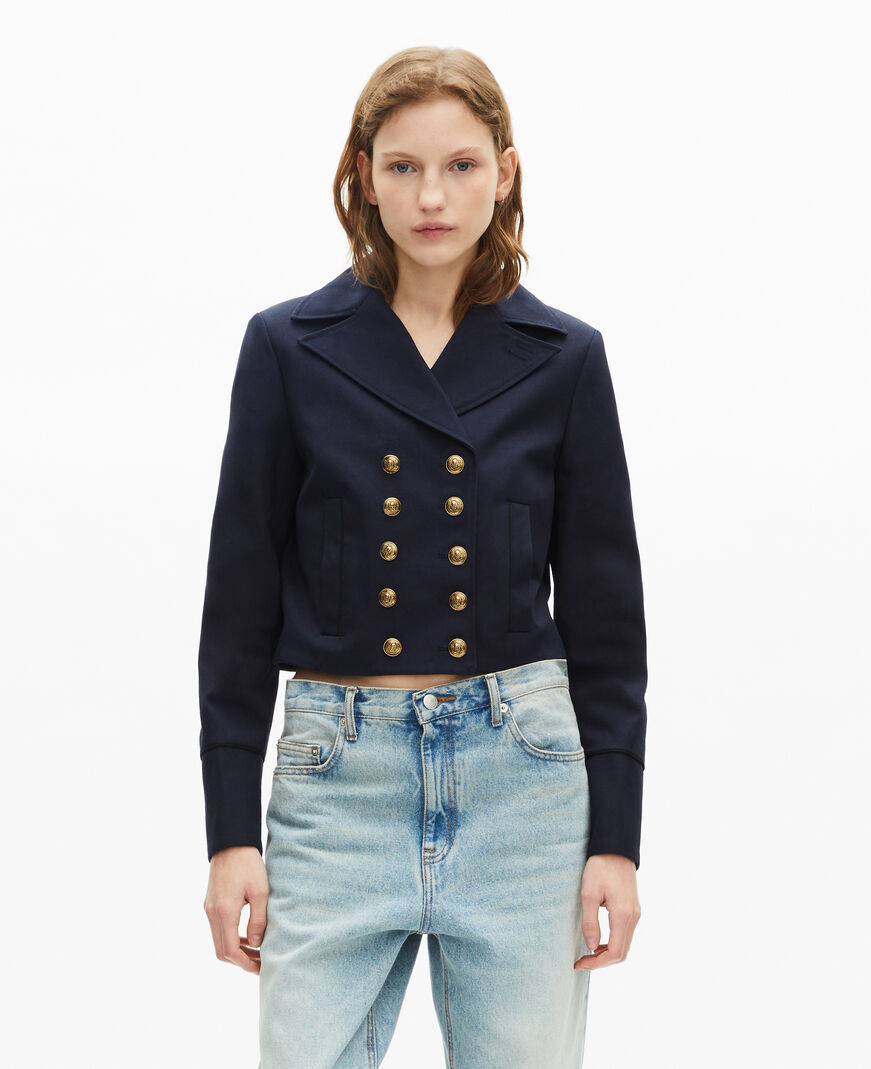 The Kooples WOMEN NAVY navy blue jacket