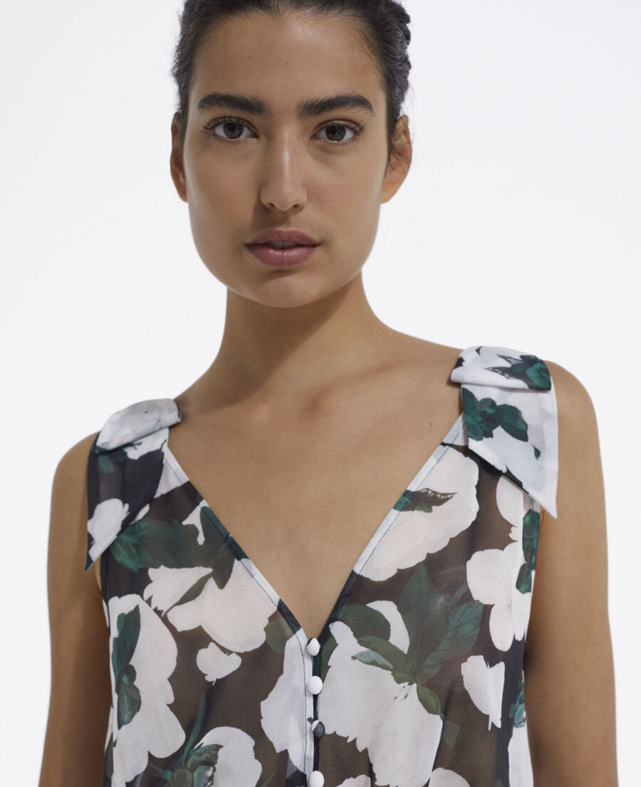 long printed dress