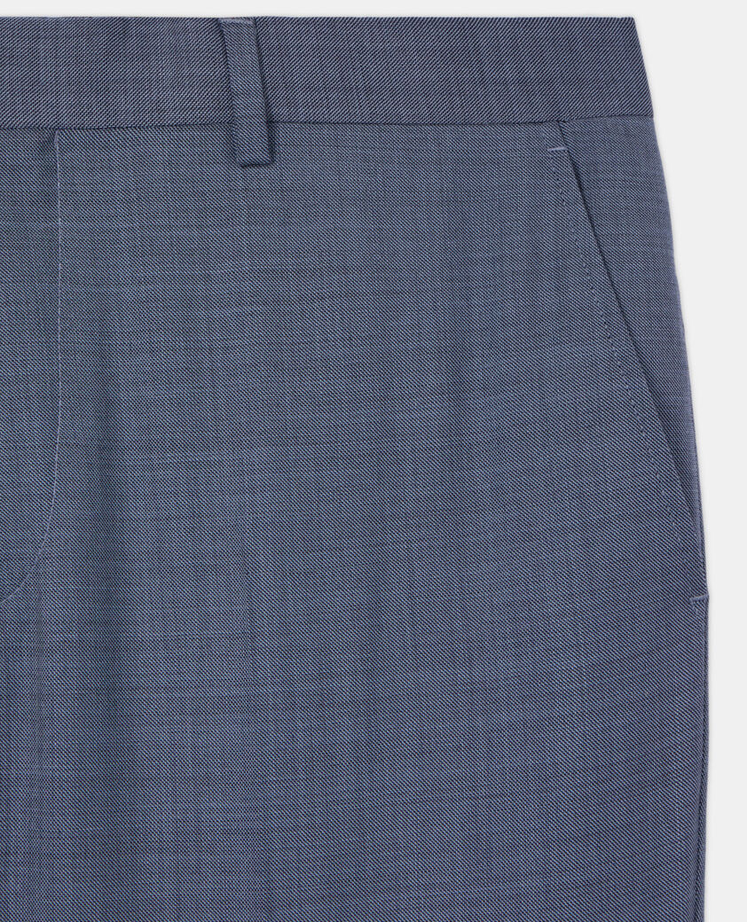 The Kooples MEN BLUE light blue wool suit trousers