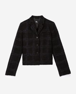 The Kooples F NAVY short navy suit jacket