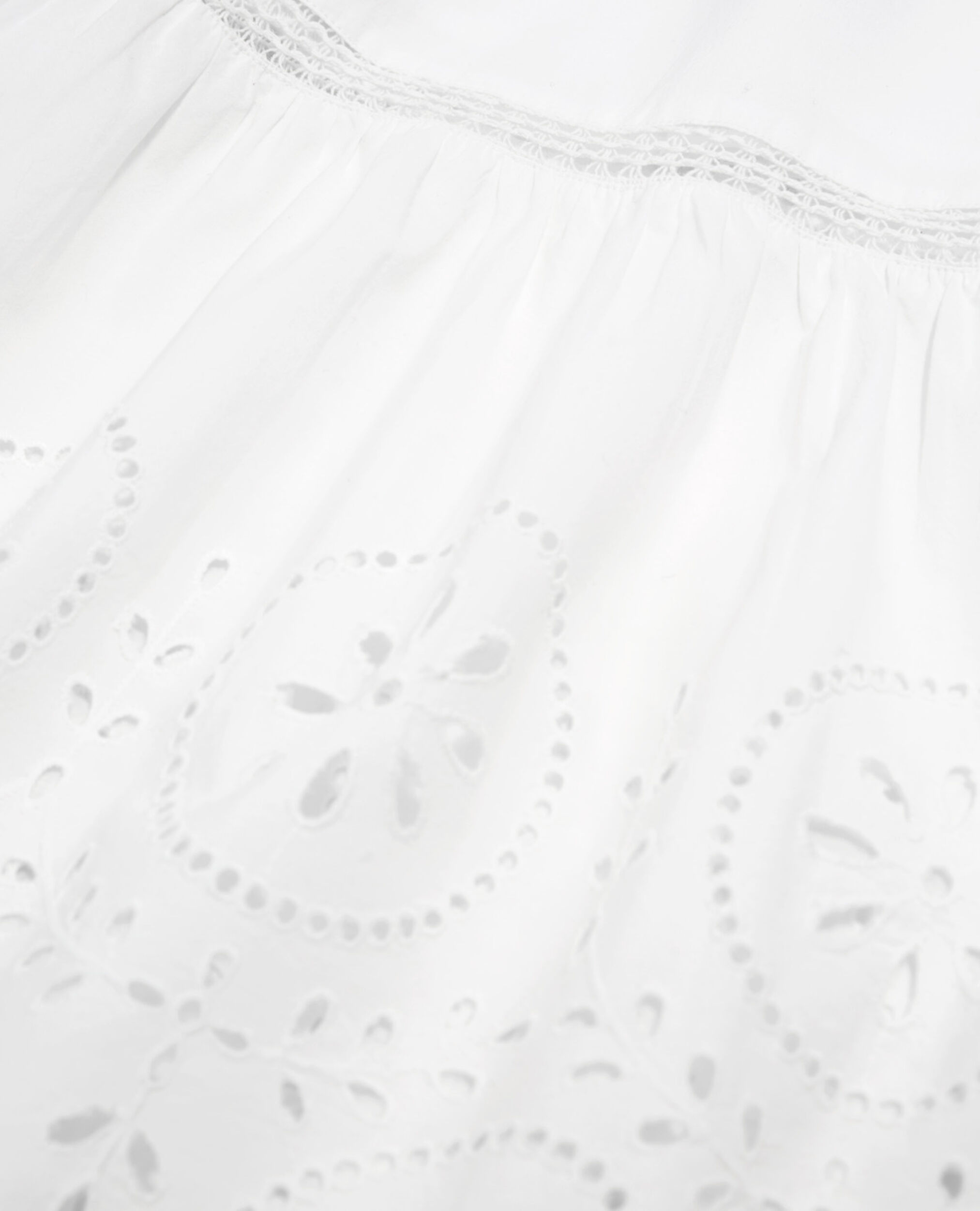 Robe dentelle blanche longue sans manches, WHITE, hi-res image number null