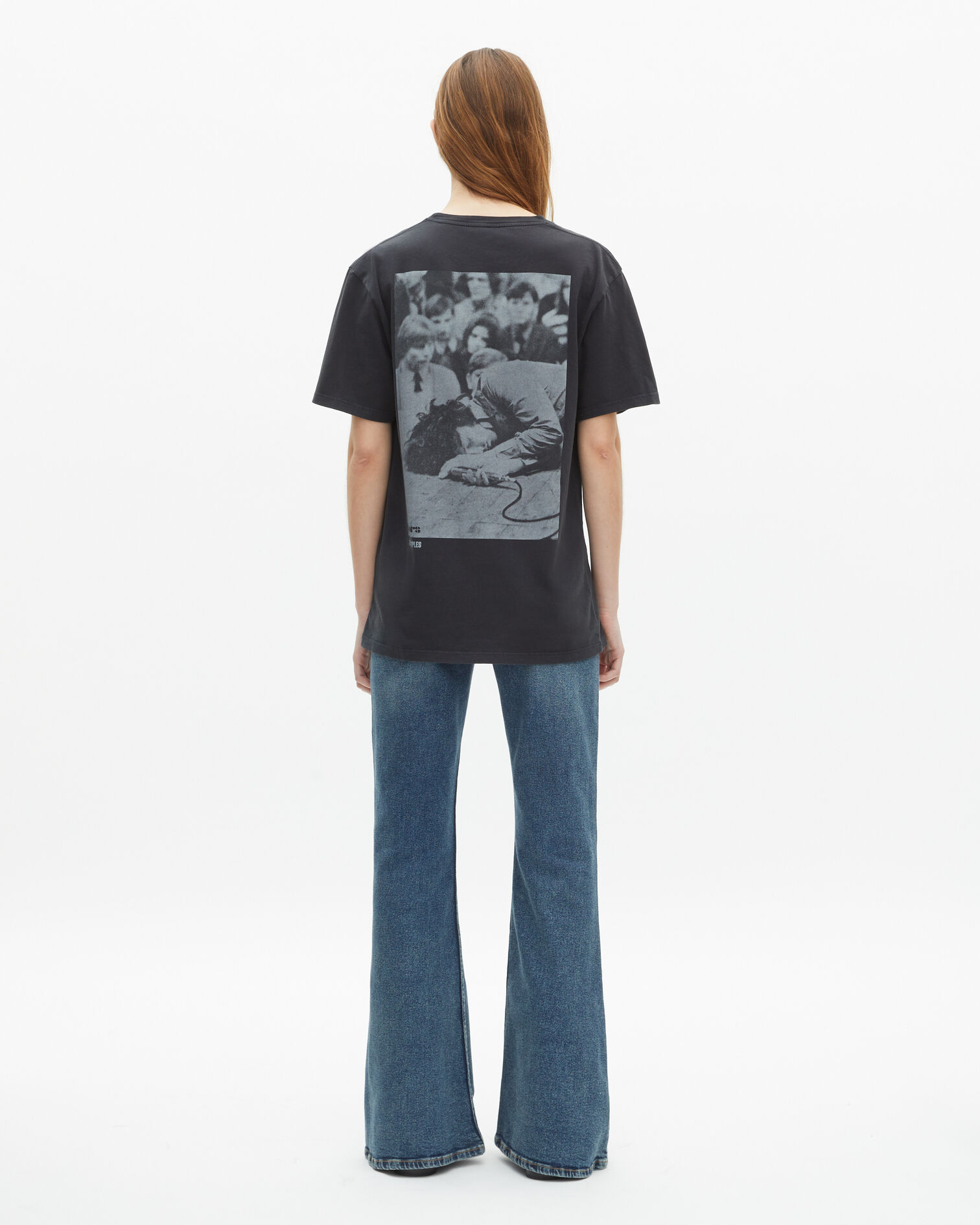 The Doors X The Kooples black t-shirt, BLACK WASHED, hi-res image number null