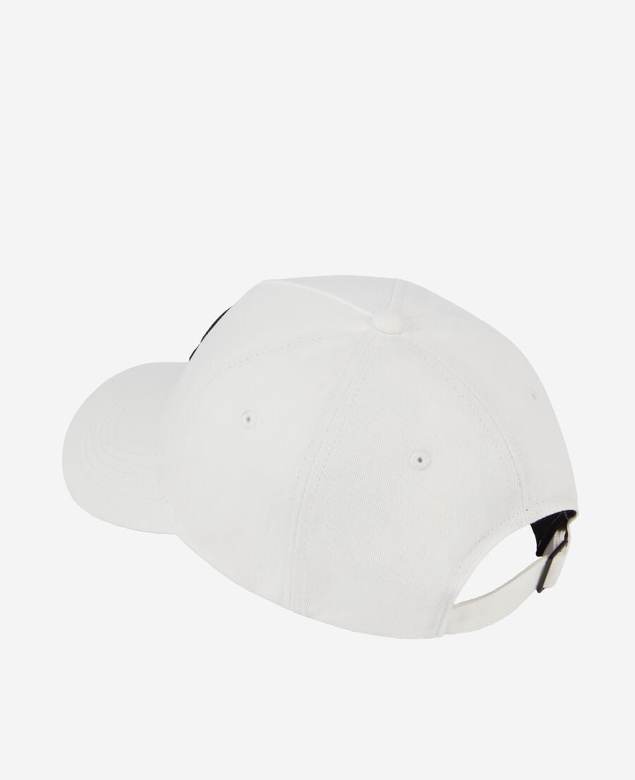 The Kooples MIXED WHITE white cap with tk patch