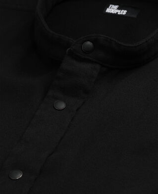 The Kooples HOMME BLACK chemise casual noire