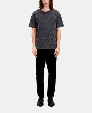 The Kooples HERREN BLACK WASHED t-shirt herren mit print