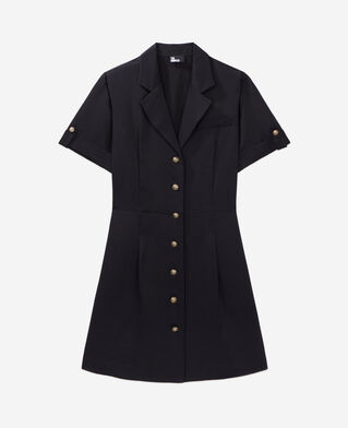 The Kooples FEMME BLACK robe courte noire