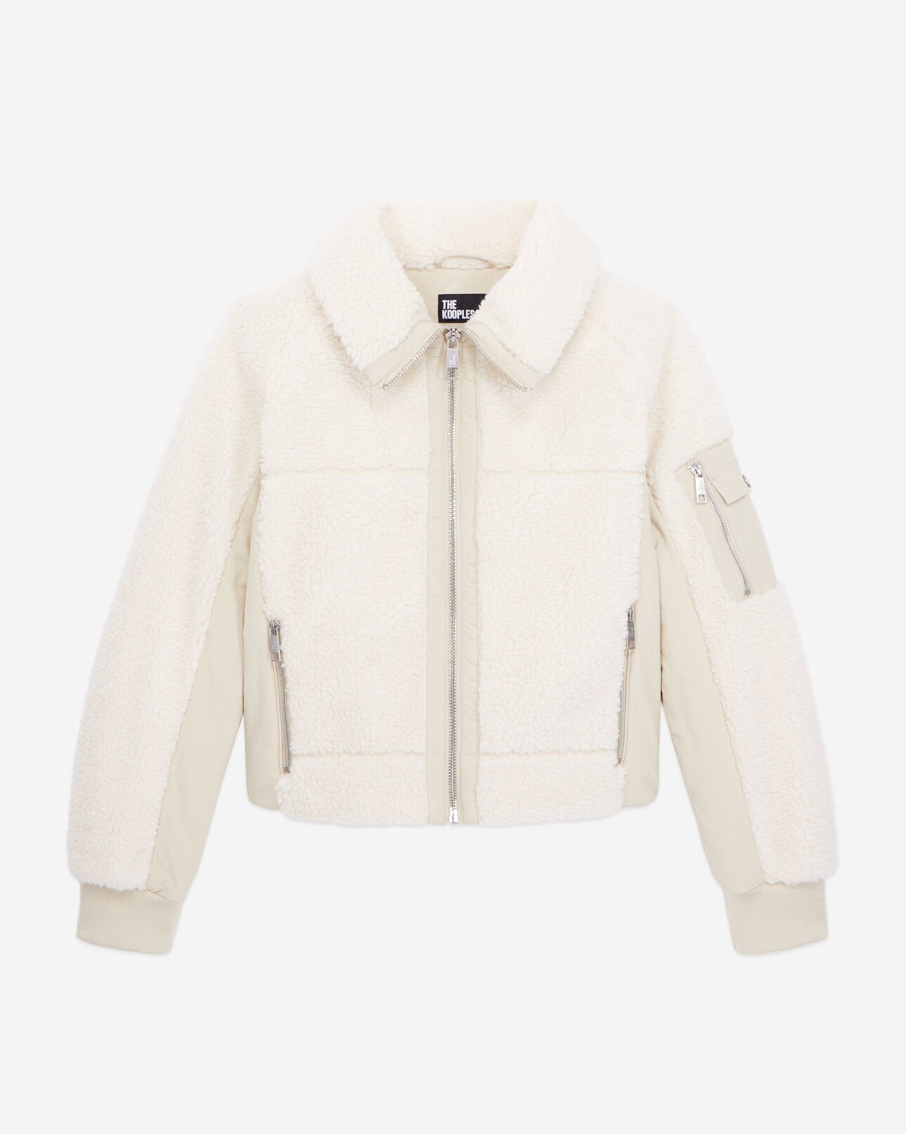 The Kooples FEMME ECRU blouson écru