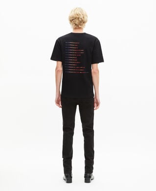 The Kooples MEN BLACK t-shirt with multicolored black logo