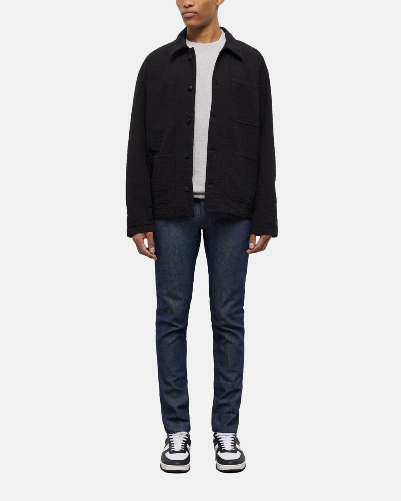 The Kooples MEN BLACK black work jacket