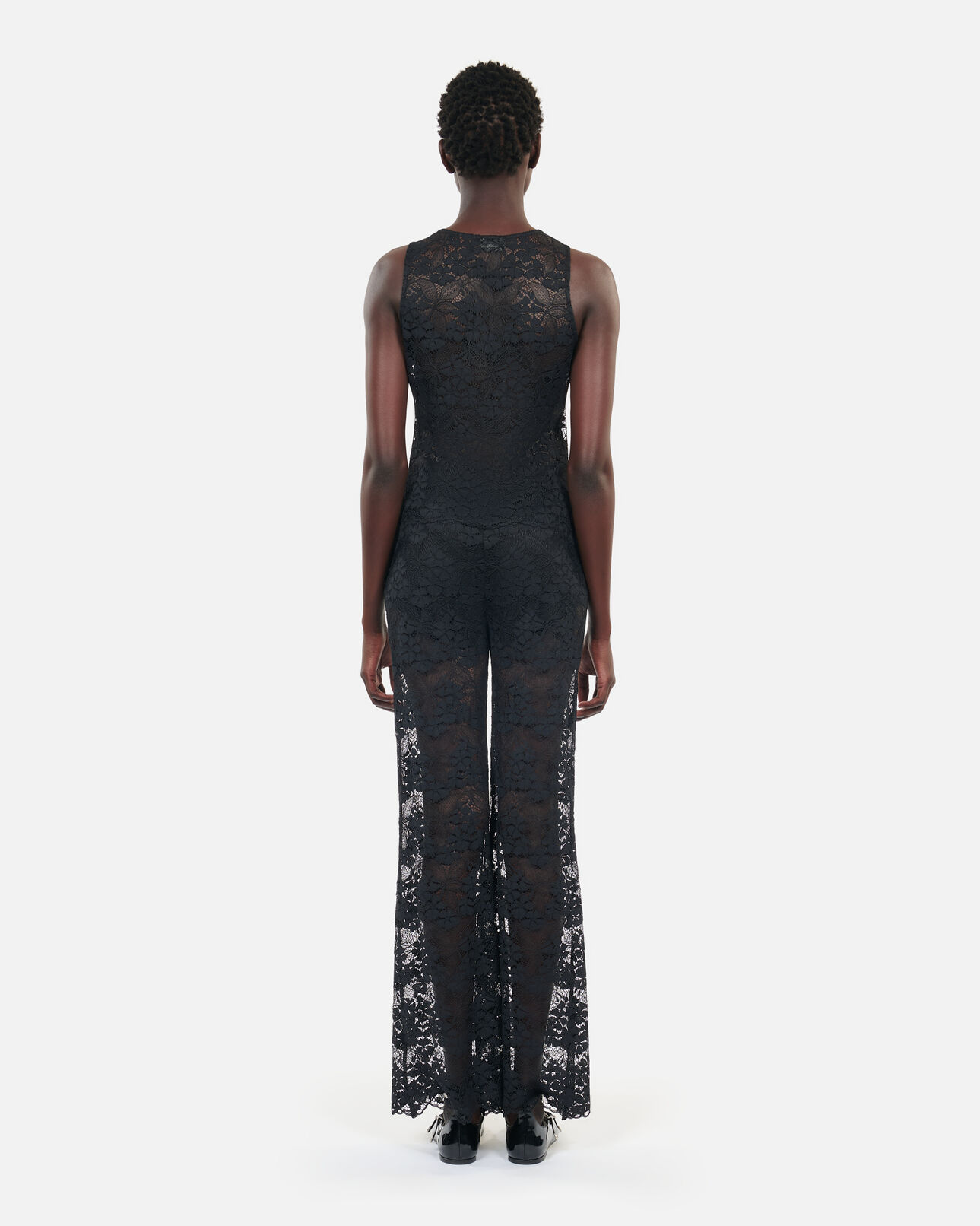 The Kooples WOMEN BLACK black lace top