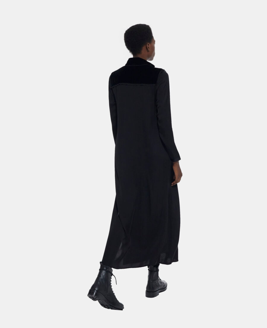 The Kooples WOMEN BLACK long black dress
