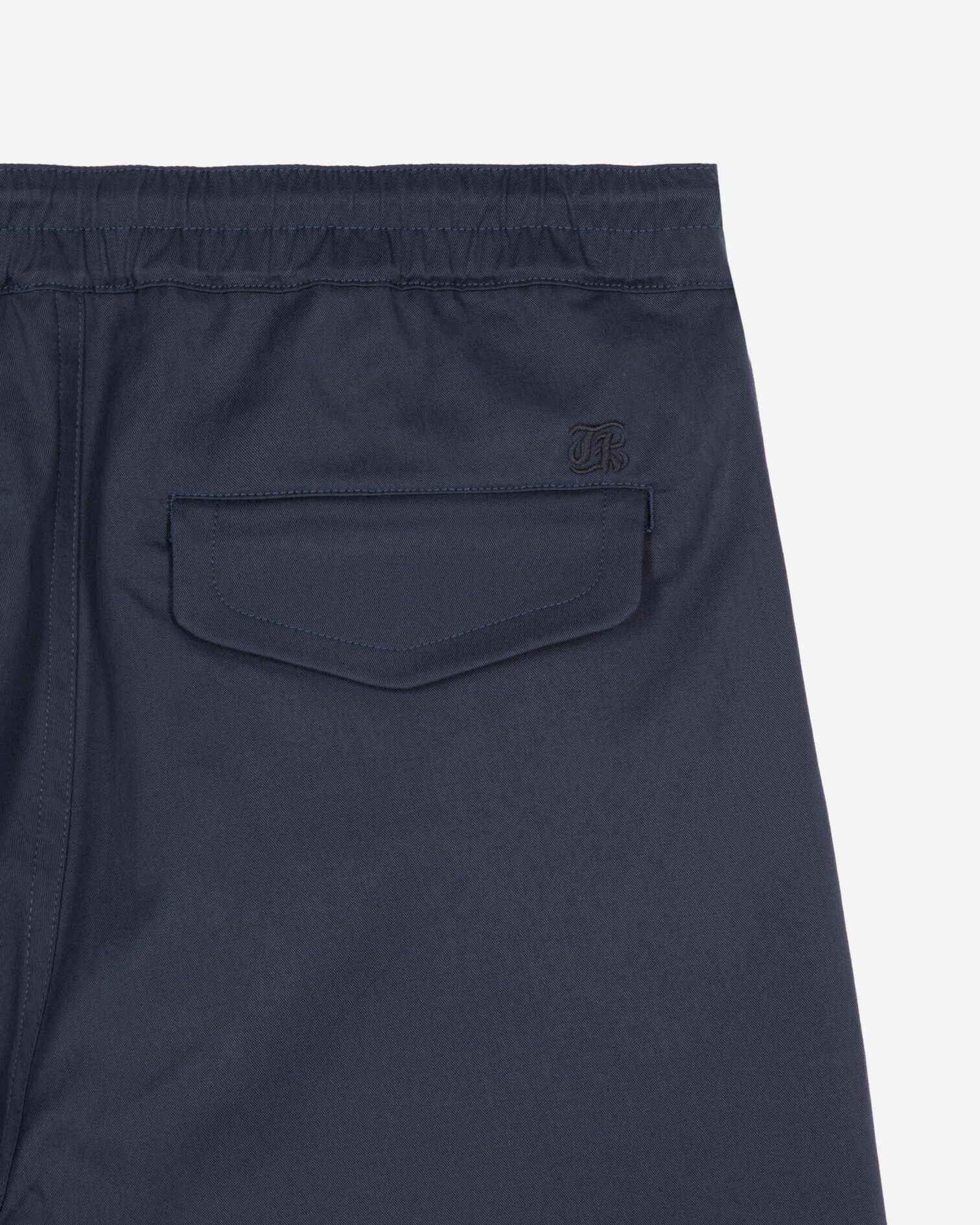 Navy elasticated waist shorts, NAVY, hi-res image number null