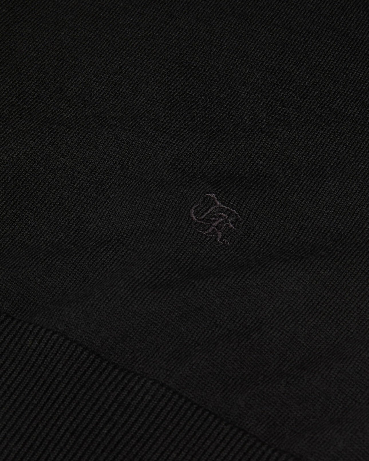The Kooples HOMME BLACK pull en laine noire