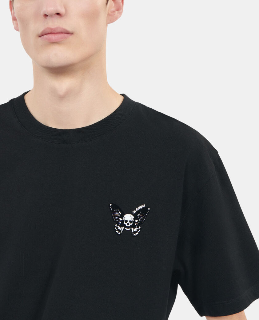 The Kooples HOMME BLACK t-shirt avec broderie noir