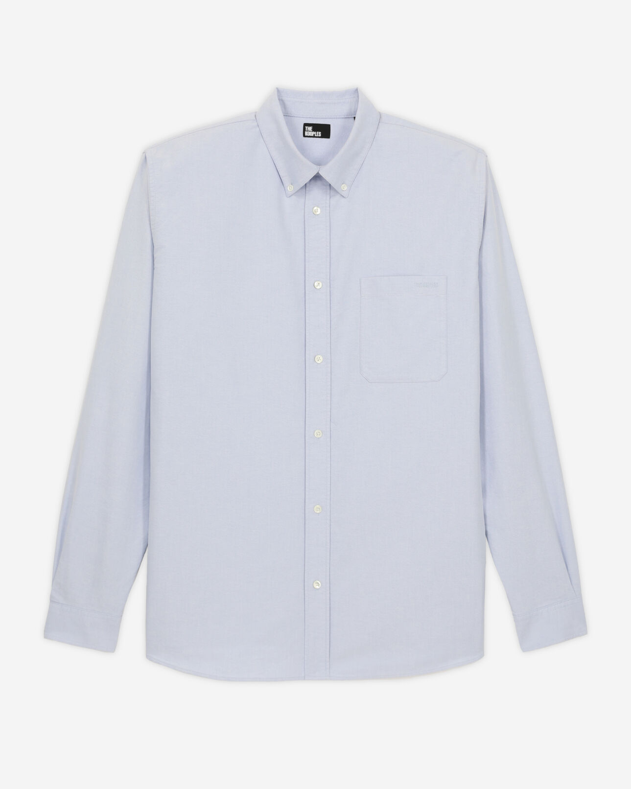 The Kooples HOMME LIGHT BLUE chemise bleue en coton