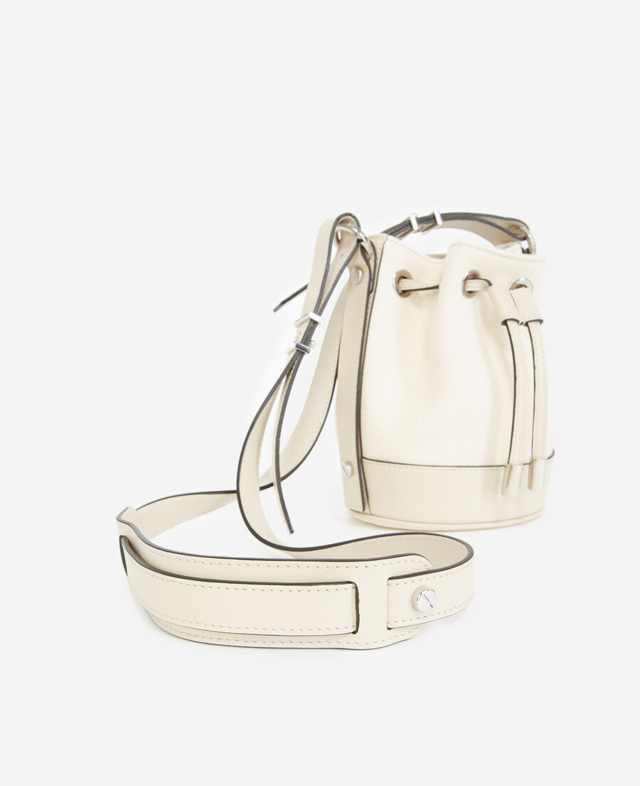 small tina bag in ecru canvas