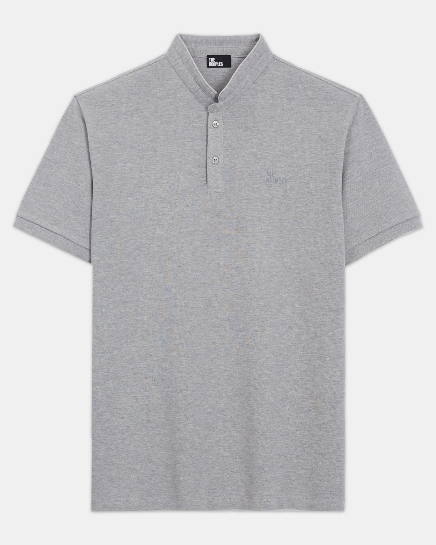Gray polo, GREY MELANGE, hi-res image number null
