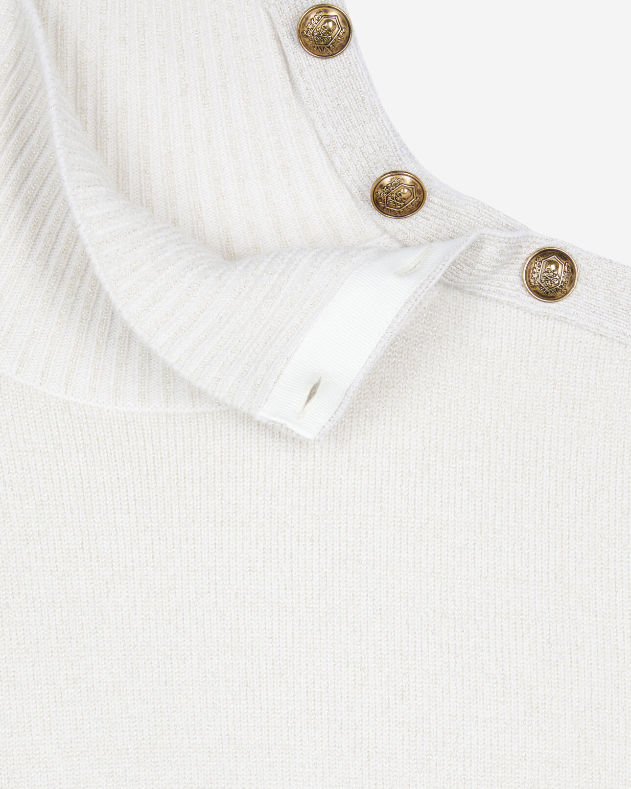 The Kooples FEMME ECRU pull en laine et cachemire écru