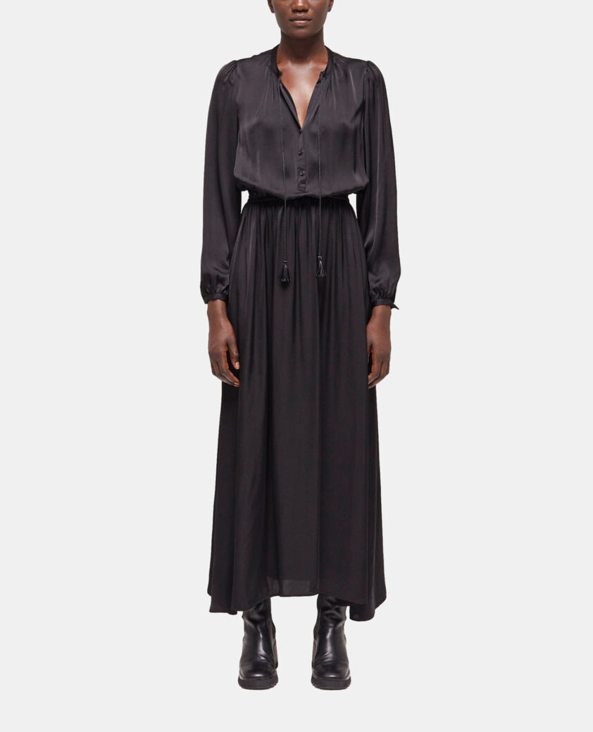 The Kooples WOMEN BLACK long black dress