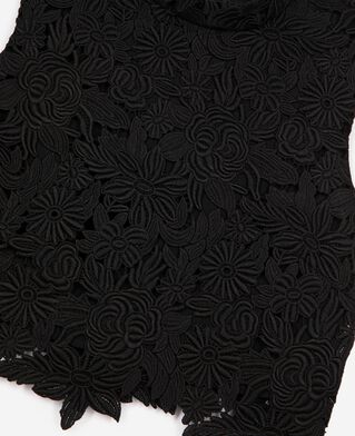 The Kooples WOMEN BLACK black lace crop top