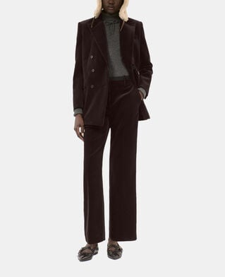 The Kooples MIXTE BROWN chapka en peau lainée marron