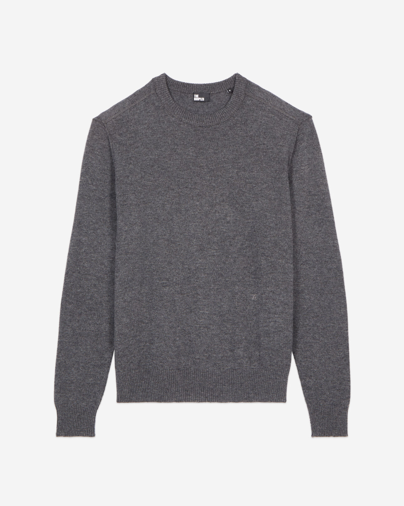 The Kooples HOMME MIDDLE GREY MEL pull en laine gris