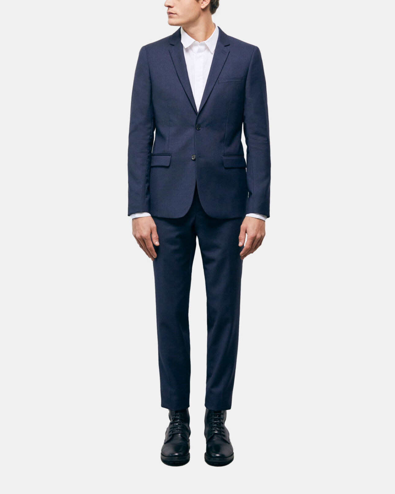 The Kooples MEN NAVY navy blue wool suit jacket