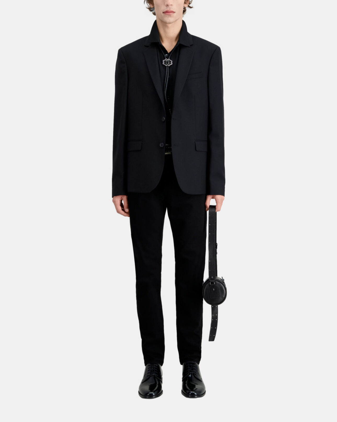 The Kooples HERREN BLACK schwarze anzugjacke aus wolle