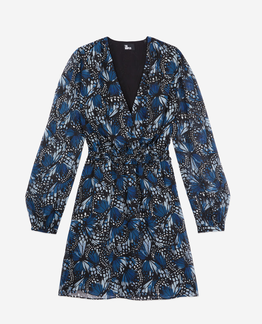 The Kooples FEMME BLUE robe courte imprimée