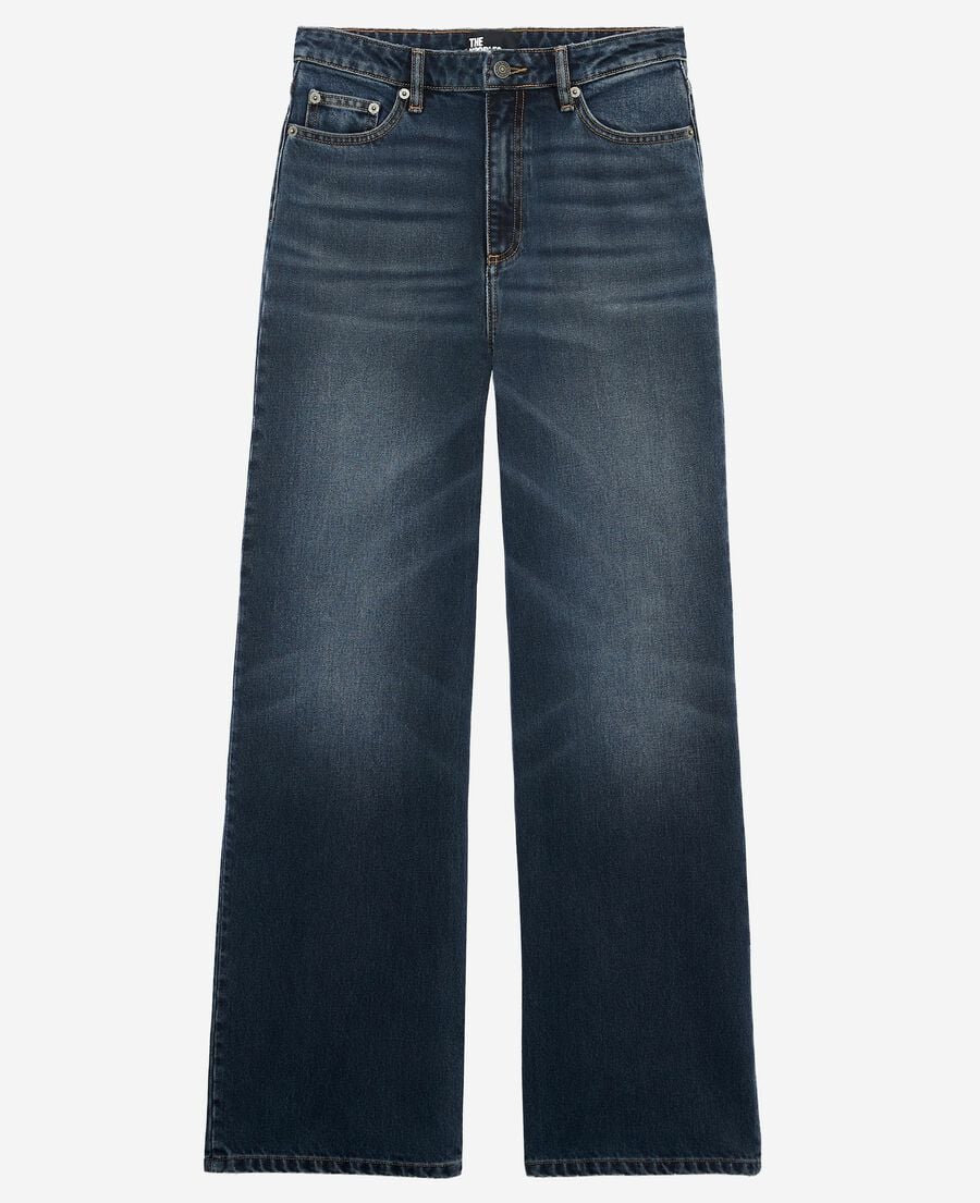The Kooples F BLUE ELECTRIC blue wide-leg jeans