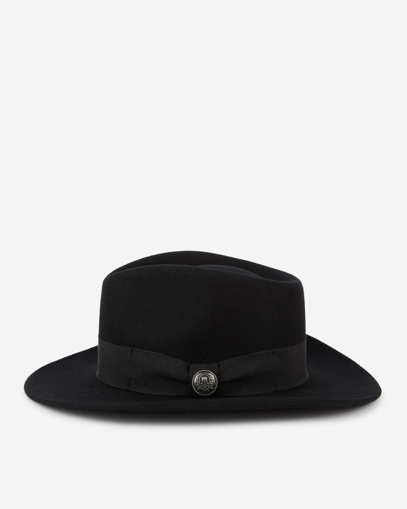 The Kooples MIXED BLACK black wool hat