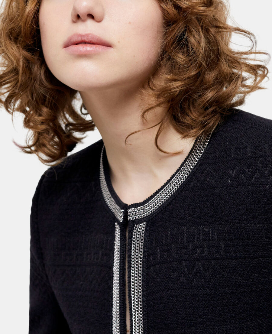 kurze schwarze jacke