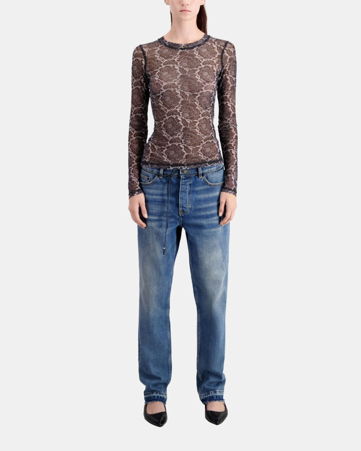Top imprimé, BLACK, hi-res image number null