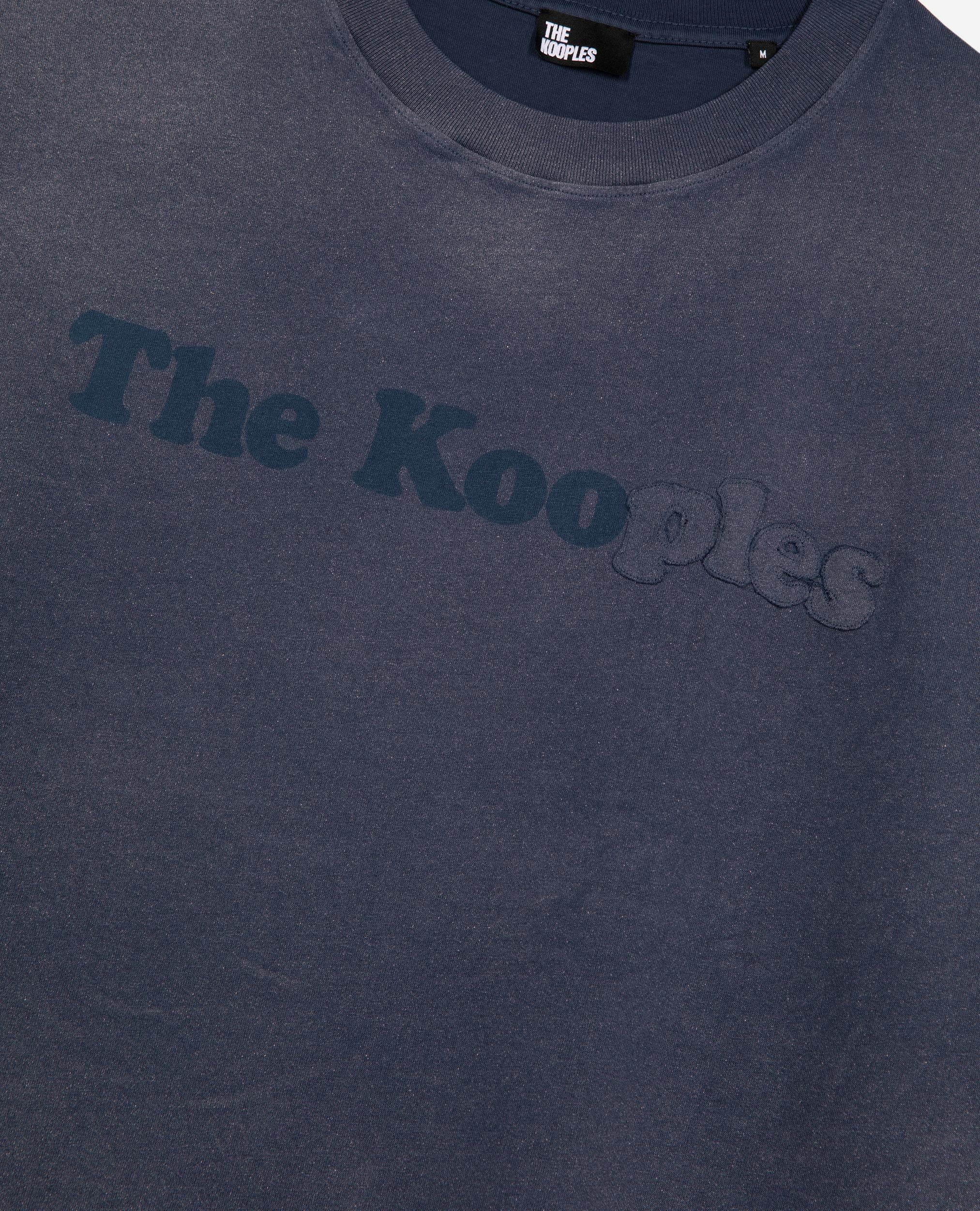 T-shirt with navy logo, DARK NAVY, hi-res image number null