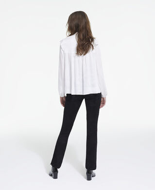 The Kooples FEMME WHITE top blanc