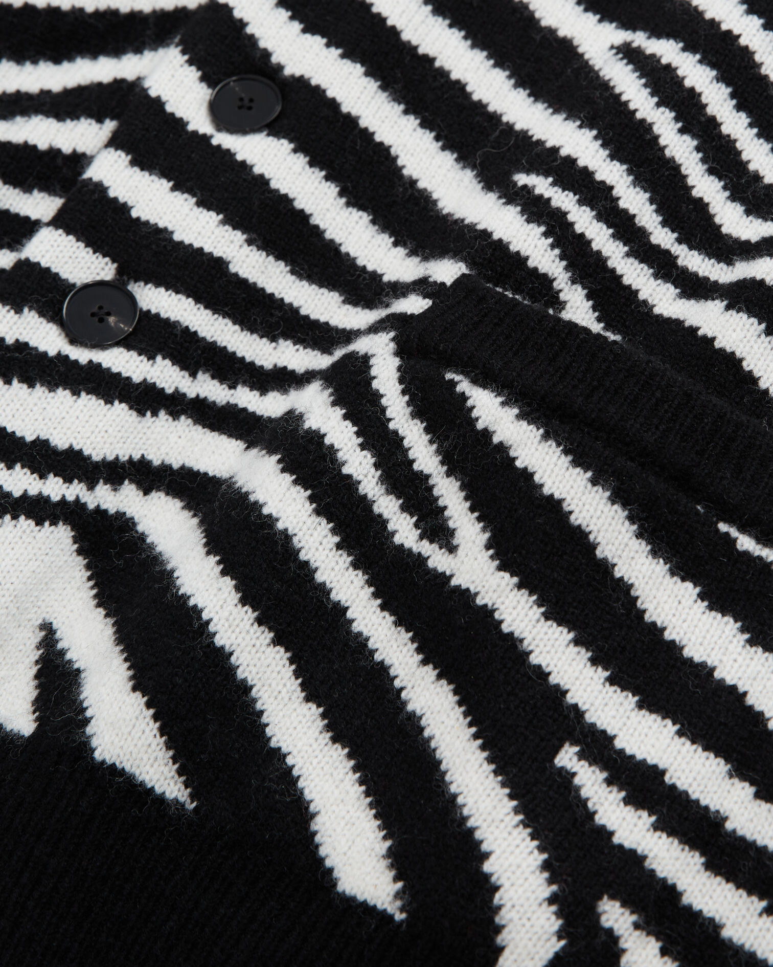 Jersey lana estampado, BLACK WHITE, hi-res image number null
