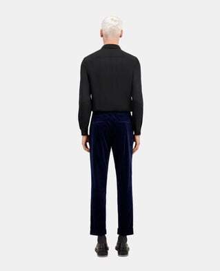 The Kooples MEN NAVY navy blue corduroy trousers
