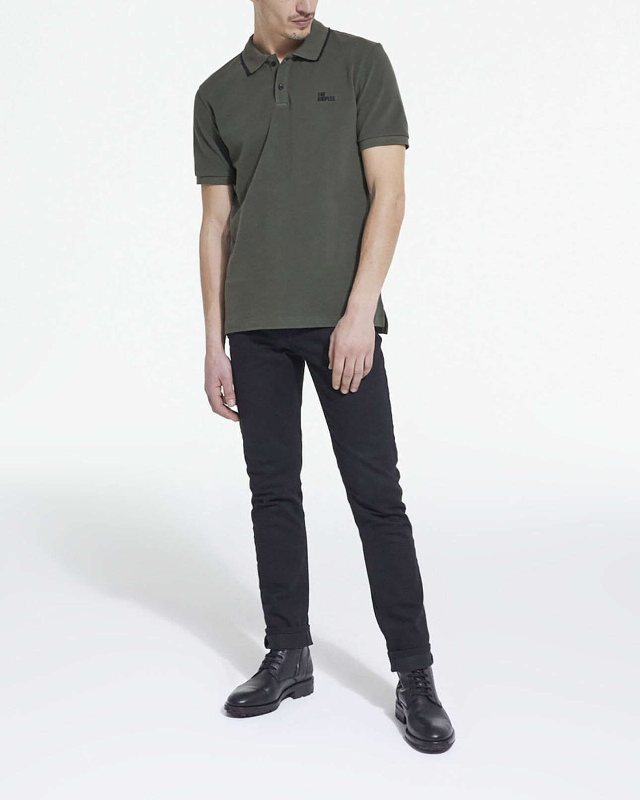 The Kooples MEN FORET khaki classic polo