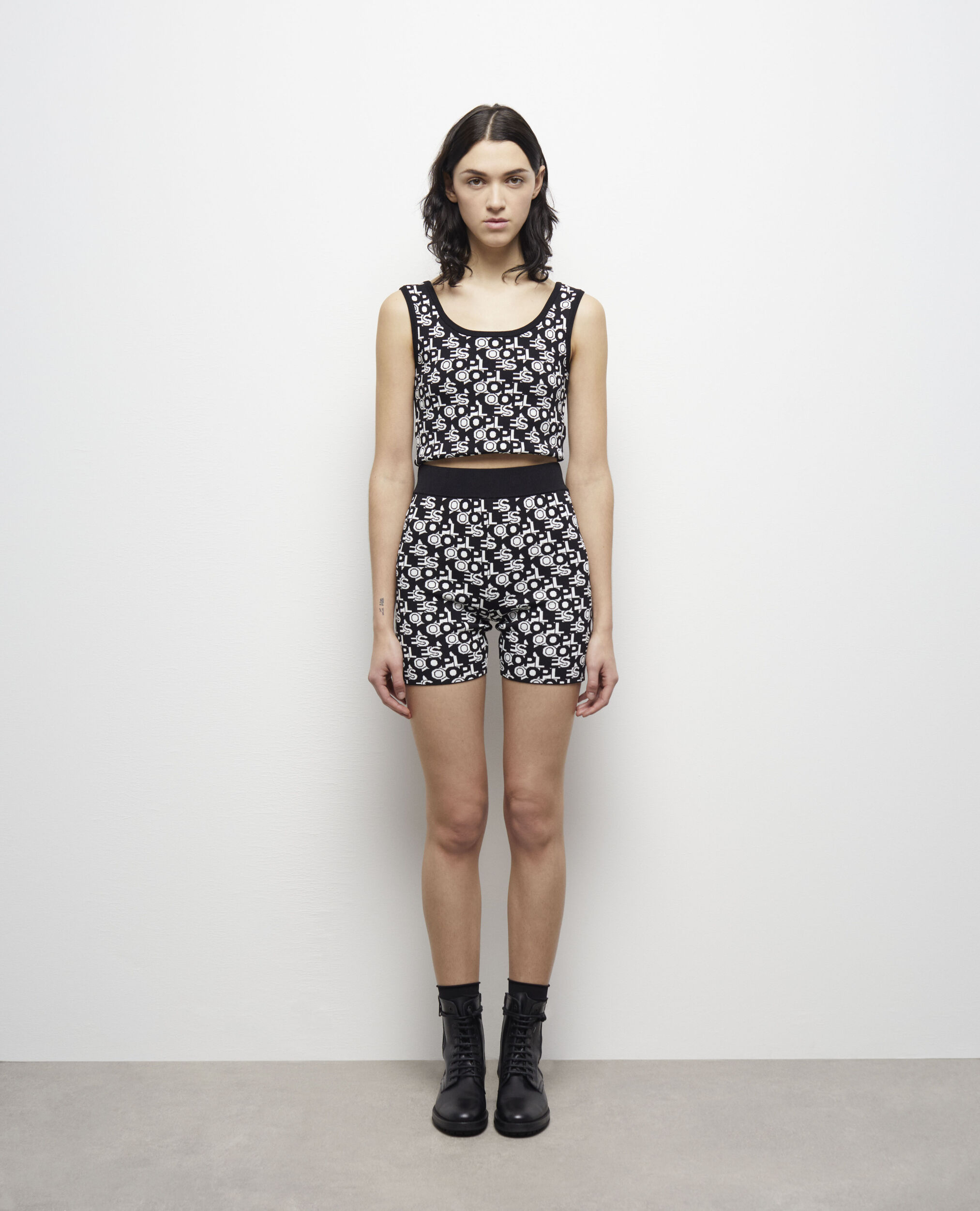 Zara on sale short cycliste