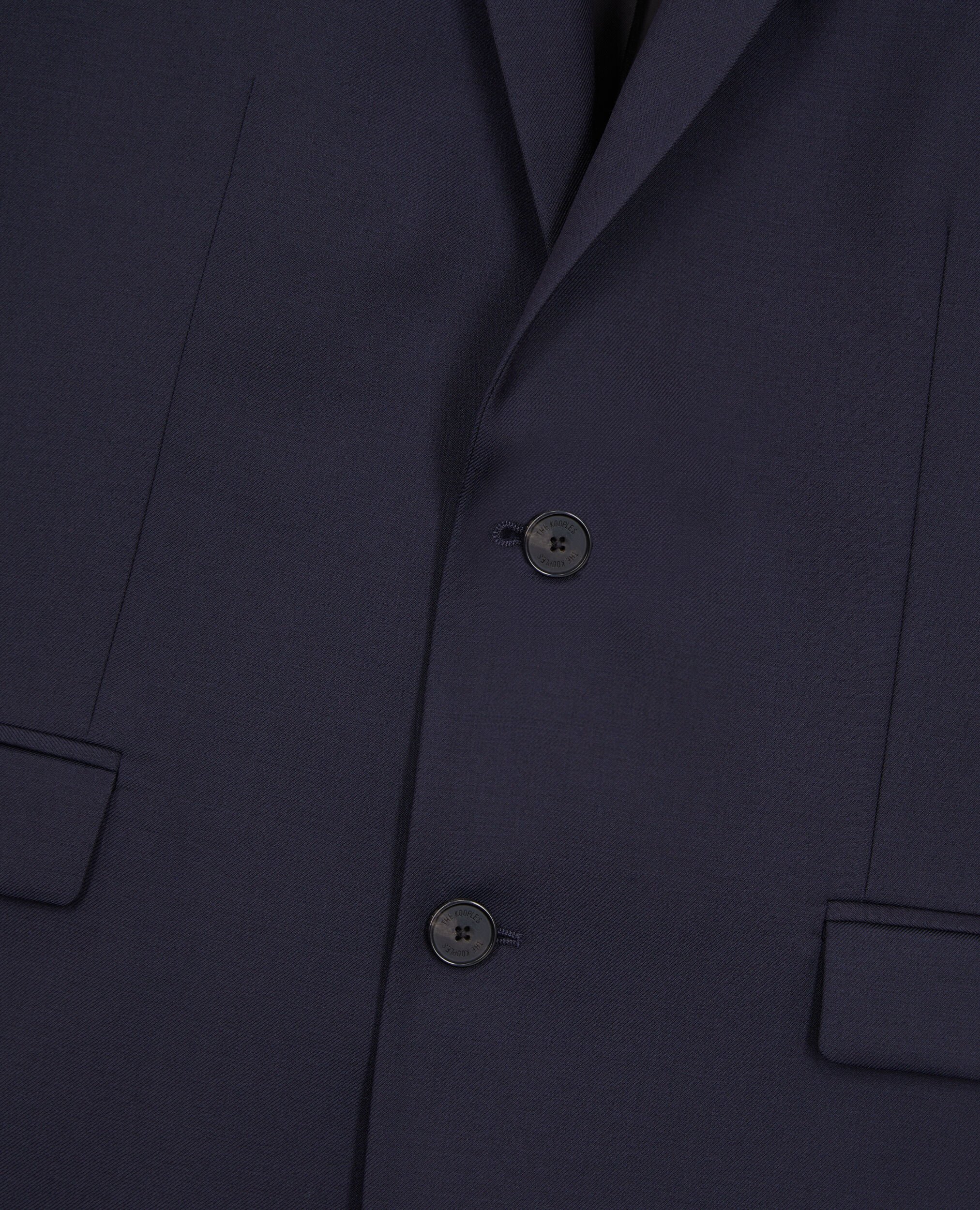Navy blue wool suit jacket, NAVY, hi-res image number null