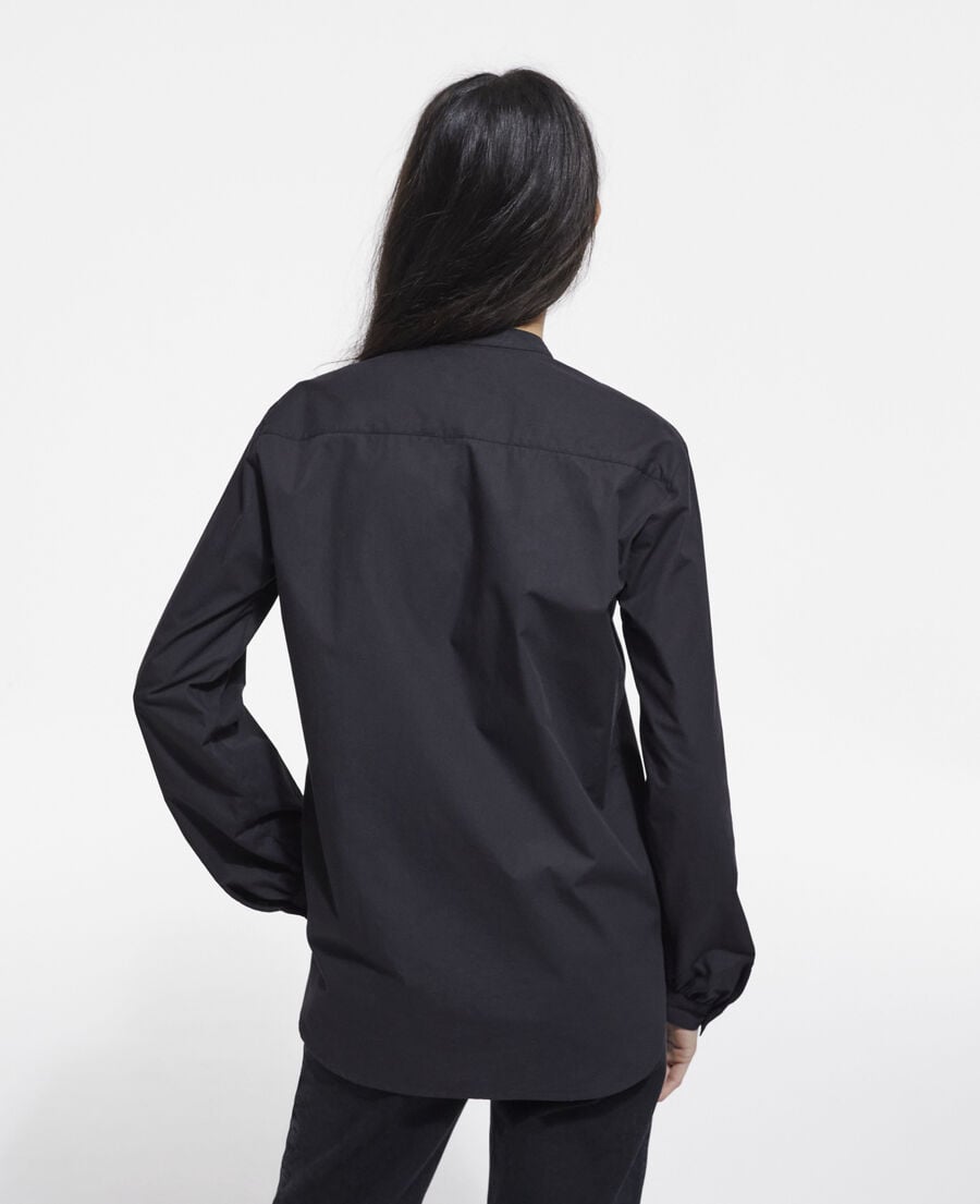 The Kooples F BLACK black embroidered shirt