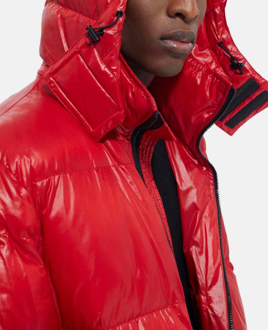 red down jacket