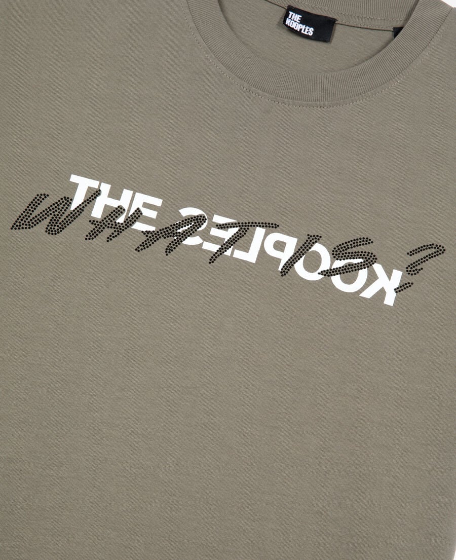 The Kooples FEMME OLIVE KAKI t-shirt what is kaki