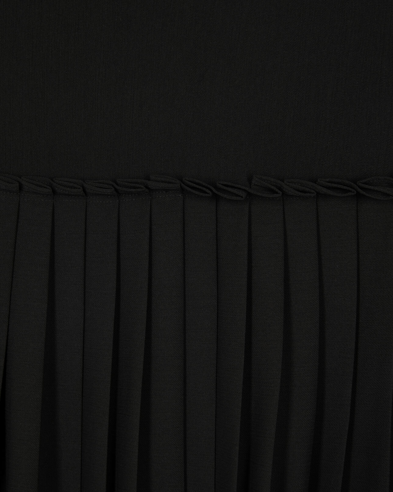 The Kooples DAMEN BLACK midi-faltenrock schwarz
