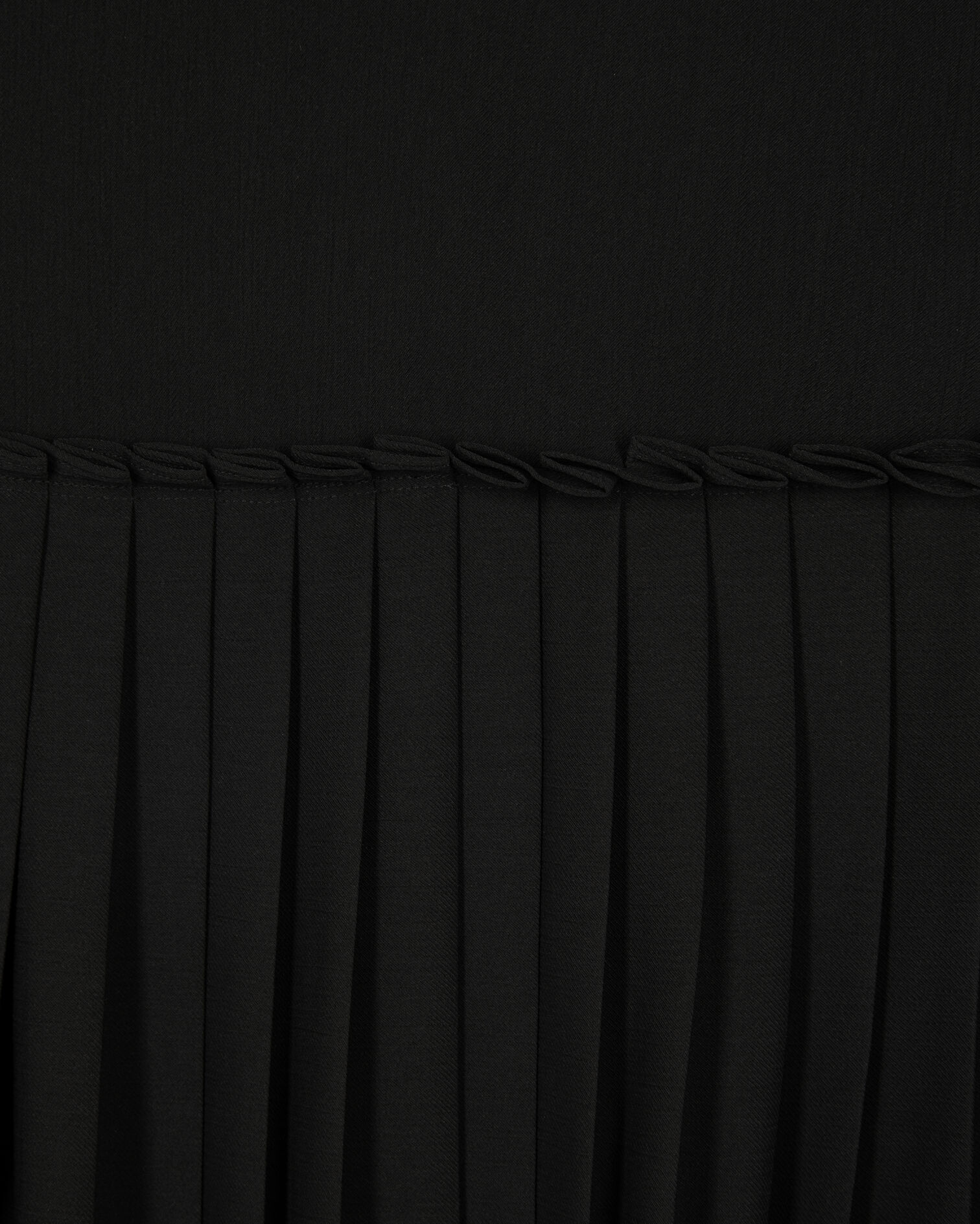 Midi-Faltenrock schwarz, BLACK, hi-res image number null