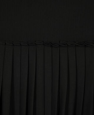 The Kooples DAMEN BLACK midi-faltenrock schwarz