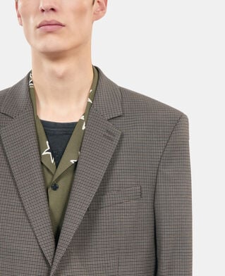 The Kooples H BROWN brown wool suit jacket