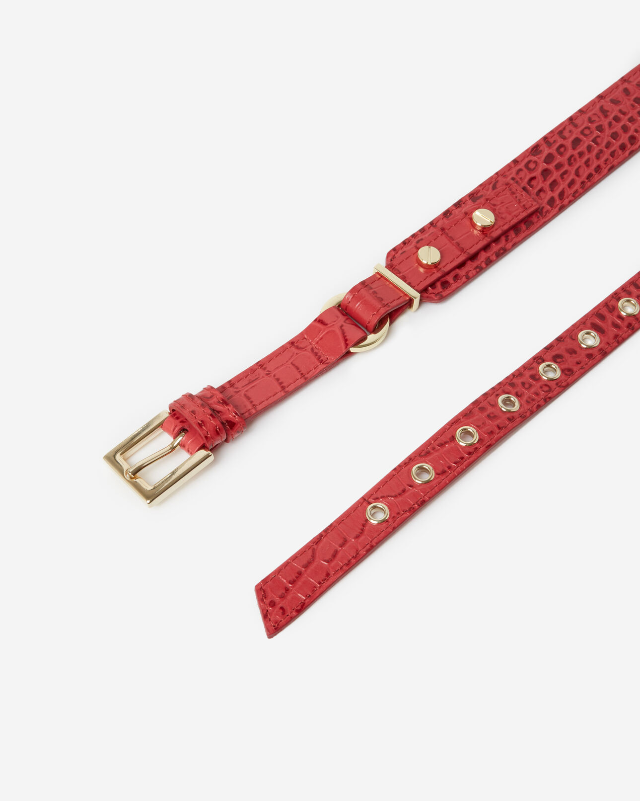 The Kooples WOMEN RED red emily fanny pack