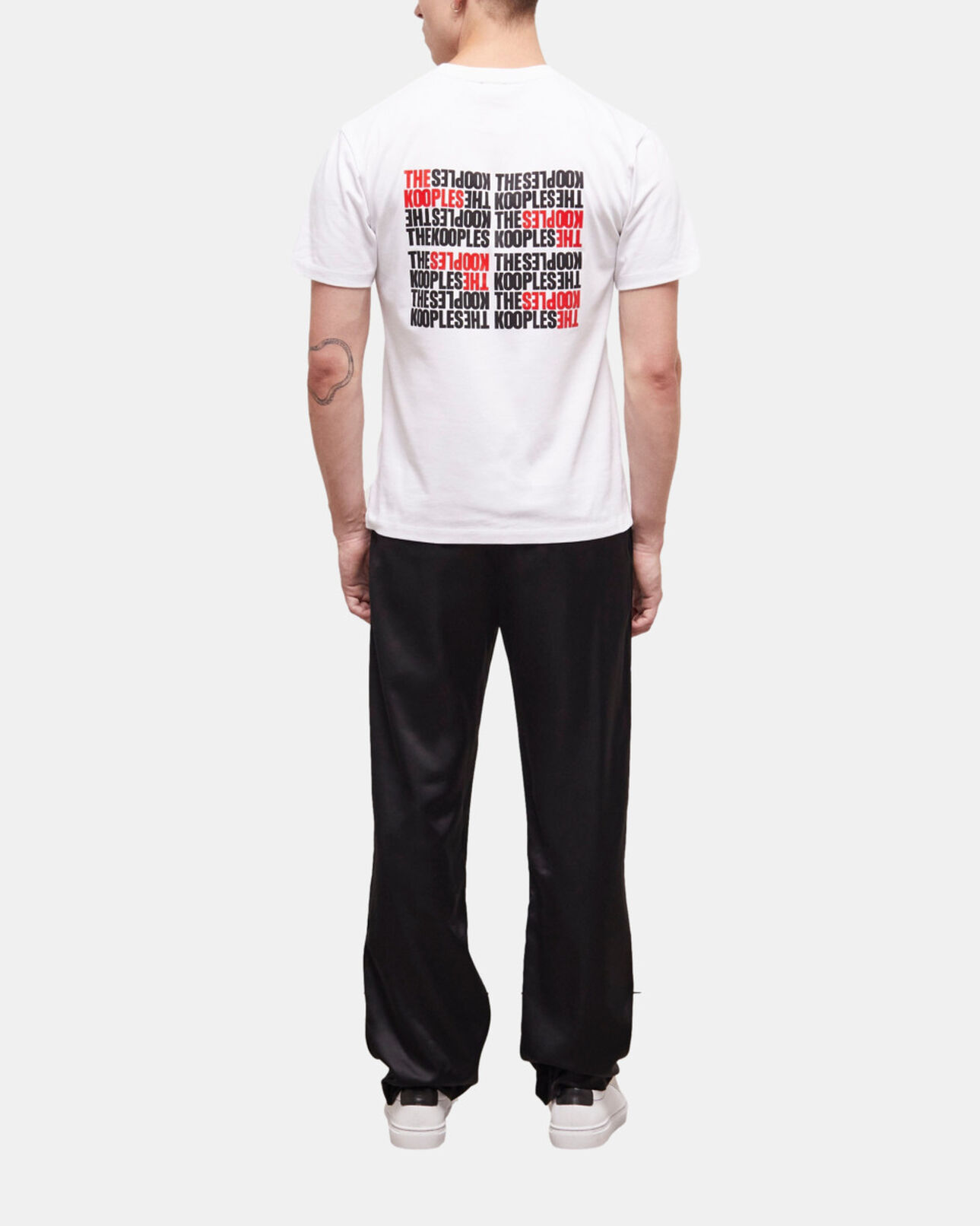 The Kooples HOMBRE WHITE camiseta logotipo the kooples blanca para hombre