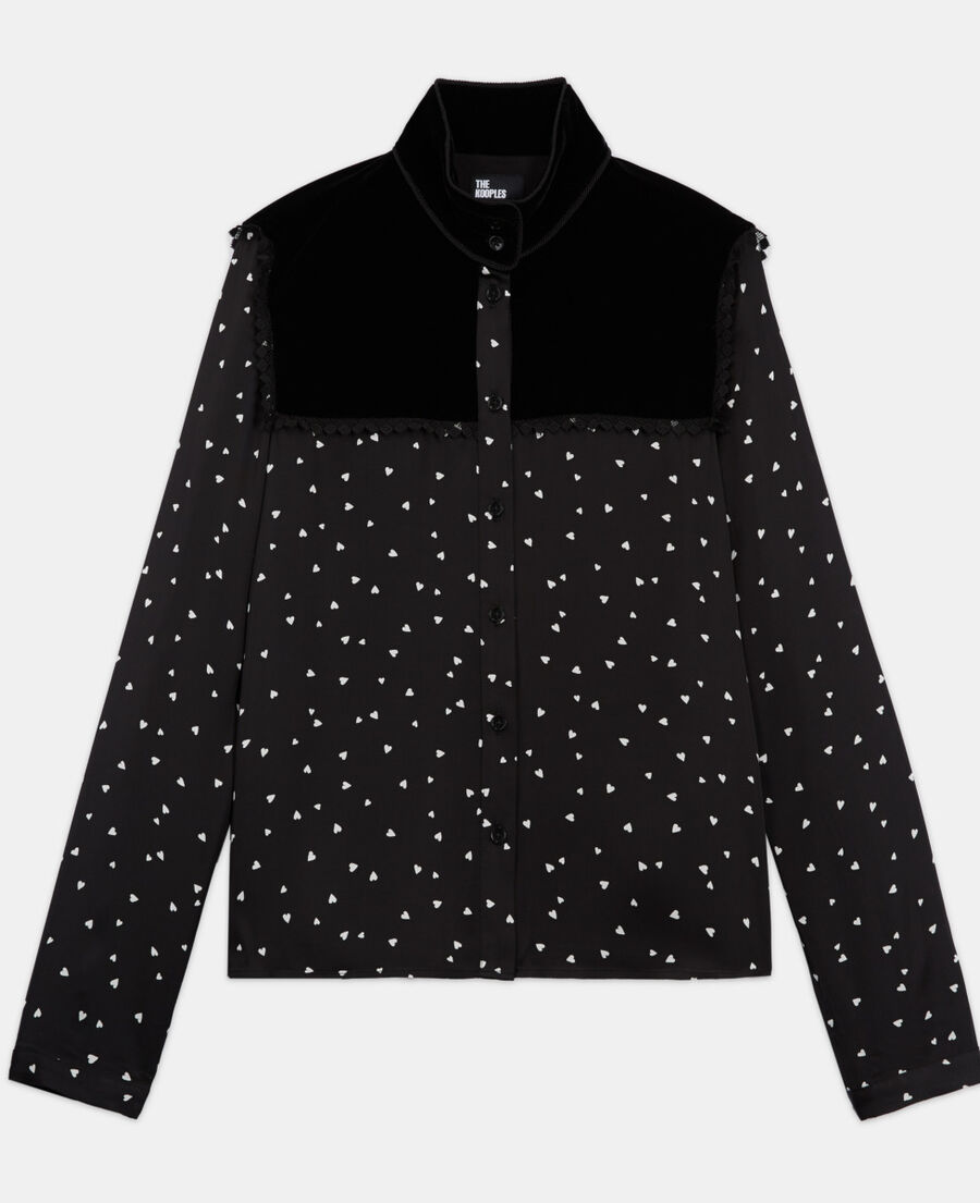 The Kooples F BLACK printed shirt